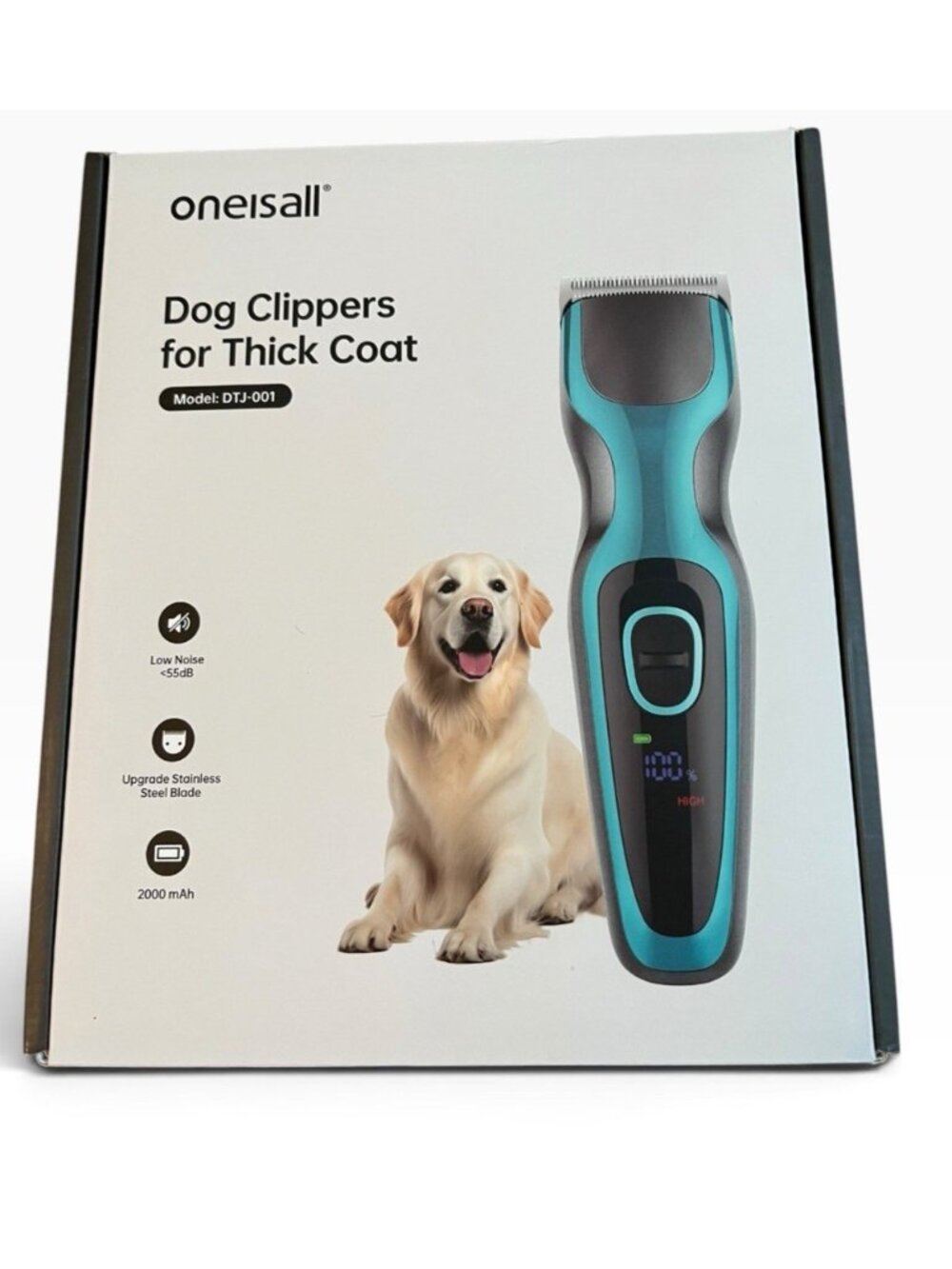 Dog Clippers for Thick Coat Model DTJ-001 Grooming Tool Kit Oneisall New in Box